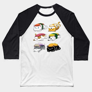 Sushi Cats Baseball T-Shirt